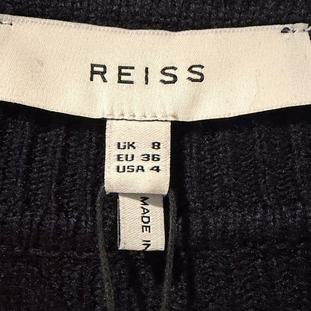 Reiss Gina Navy Blue Sweater Women's 4 NWT - Picture 5 of 9